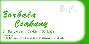 borbala csakany business card