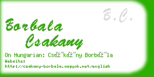 borbala csakany business card